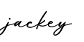 单词jackey书写