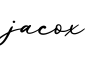单词jacox书写