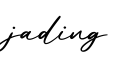 单词jading书写