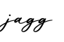 单词jagg书写