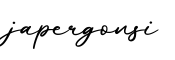单词japergonsi书写