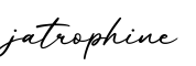 单词jatrophine书写