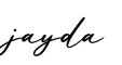 单词jayda书写