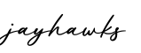 单词jayhawks书写
