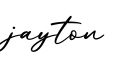 单词jayton书写