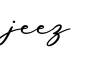 单词jeez书写