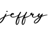 单词jeffry书写