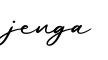 单词jenga书写