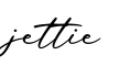 单词jettie书写
