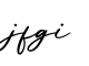 单词jfgi书写