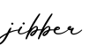 单词jibber书写