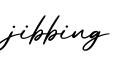单词jibbing书写