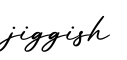 单词jiggish书写