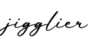 单词jigglier书写