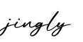 单词jingly书写