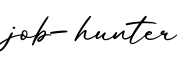 单词job-hunter书写