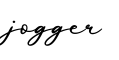 单词jogger书写