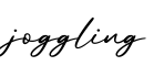 单词joggling书写