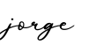 单词jorge书写