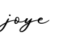 单词joye书写