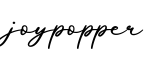 单词joypopper书写