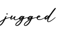 单词jugged书写