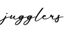 单词jugglers书写