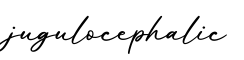 单词jugulocephalic书写