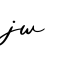 单词jw书写