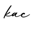 单词kac书写