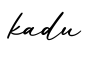 单词kadu书写