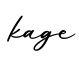 单词kage书写