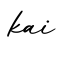 单词kai书写
