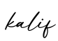 单词kalif书写