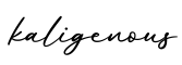 单词kaligenous书写
