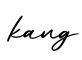 单词kang书写