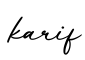 单词karif书写