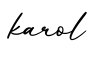 单词karol书写