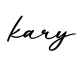 单词kary书写