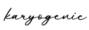 单词karyogenic书写