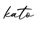 单词kato书写