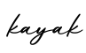 单词kayak书写