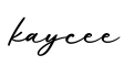 单词kaycee书写