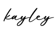 单词kayley书写
