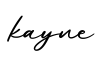 单词kayne书写