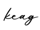 单词keag书写