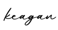 单词keagan书写