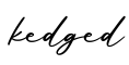 单词kedged书写