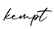 单词kempt书写