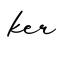 单词ker书写